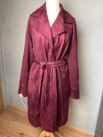 Sheego Mantel Trenchcoat Gr. 44 bordeaux Lederoptik Thüringen - Gera Vorschau