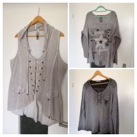 tredy 3 Shirt/ Long Shirt / 1 Longweste mit Kapuze Gr.46 ab 10€ Thüringen - Erfurt Vorschau