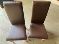 2 Stühle Stuhl Kunstleder braun Rheinland-Pfalz - Ludwigshafen Vorschau