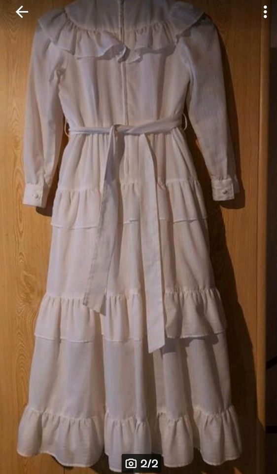 Kommunionkleid Gr. 128 Retro 80er Jahre in Rhede