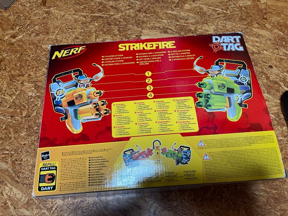 Nerf DartTag Strikefire Set komplettes Set - Guter Zustand in Dürrwangen