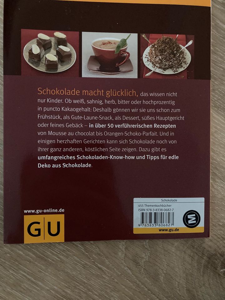 Kochbücher Bücher Kochen Desserts GU Schokolade in Simmerath