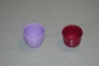 Blumentöpfe Übertöpfe weiß blau rosa pink orange Glas ab 0,50 € Baden-Württemberg - Esslingen Vorschau