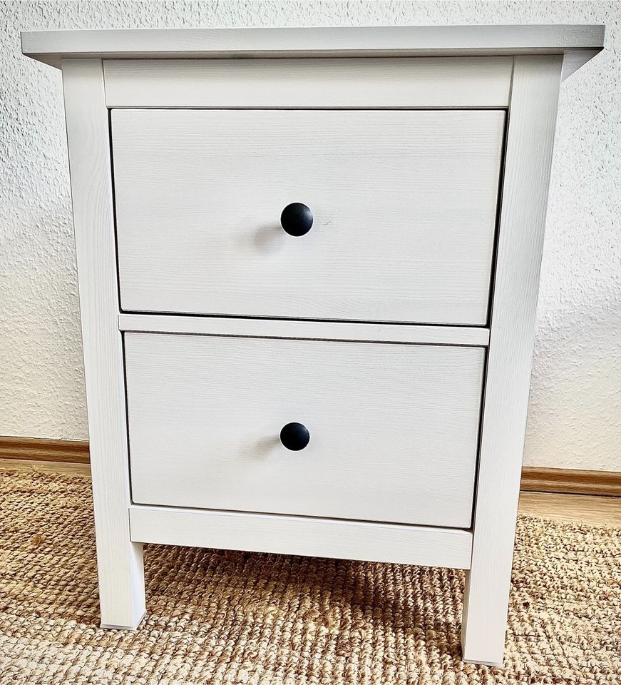 Ikea HEMNES Kommode mit 2 Schubladen, weiß gebeizt in Essen