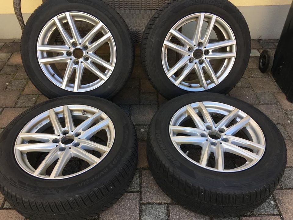 Alufelgen 8,5Jx18H2 für BMW X5 mit Winterreifen 255/55 R 18 in Haimhausen