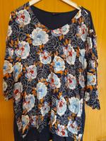 shirt bluse tunika von laura torelli mit 3/4 arm.gr 48/50 Hessen - Rodenbach Vorschau