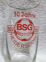 Andenken Souvenir Glas #Heidersdorf #BSG Sachsen - Neuhausen Vorschau