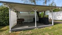 Terrassendach Pavillon Holz weiß lasiert Garten Nordrhein-Westfalen - Bergisch Gladbach Vorschau
