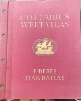 Columbus Weltatlas, E. Debes, 1950, geschraubt, Haushaltsauflösun Hessen - Wetzlar Vorschau