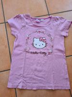 Hello Kitty T-Shirt Gr 122/128 Katze rosa Blumen Kätzchen Bayern - Mömbris Vorschau
