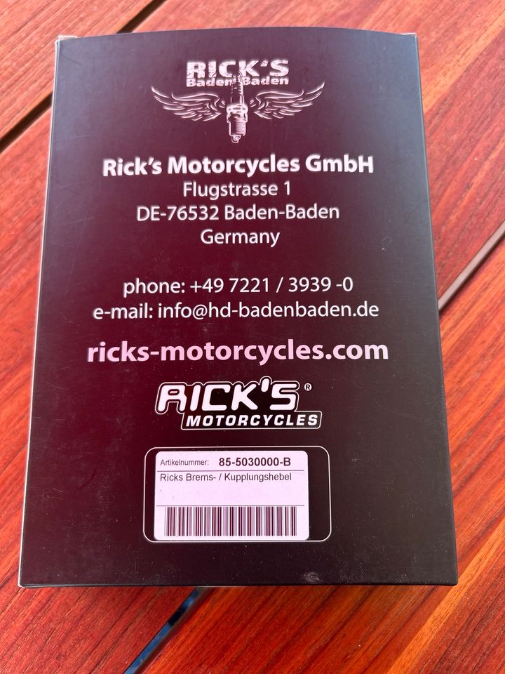 Ricks Brems- und Kupplungshebel Harley Softail in Eschelbronn