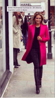 BOSS Wollmantel fuchsia (like Mandy Capristo) Gr.36 Nordrhein-Westfalen - Sankt Augustin Vorschau