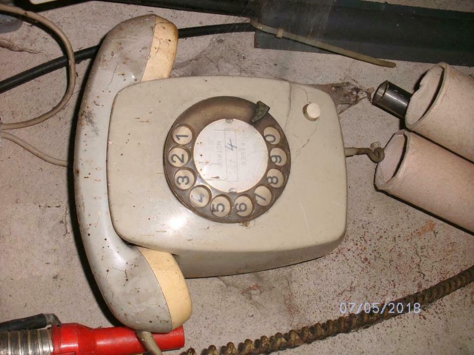 vintage telephonanlage w 1/5mit apparaten funktionsfähig von 1957 in Ravensburg