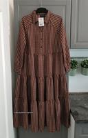 Neues Maxikleid mit Retro-Muster, Größe 38 Wuppertal - Heckinghausen Vorschau