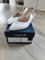 Caprice Sling weiß,Pumps, Sandale Hochzeitsschuhe G-Weite Sachsen - Plauen Vorschau