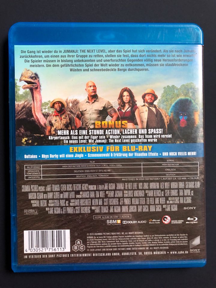 Blu-ray DVD Jumanji in Usingen