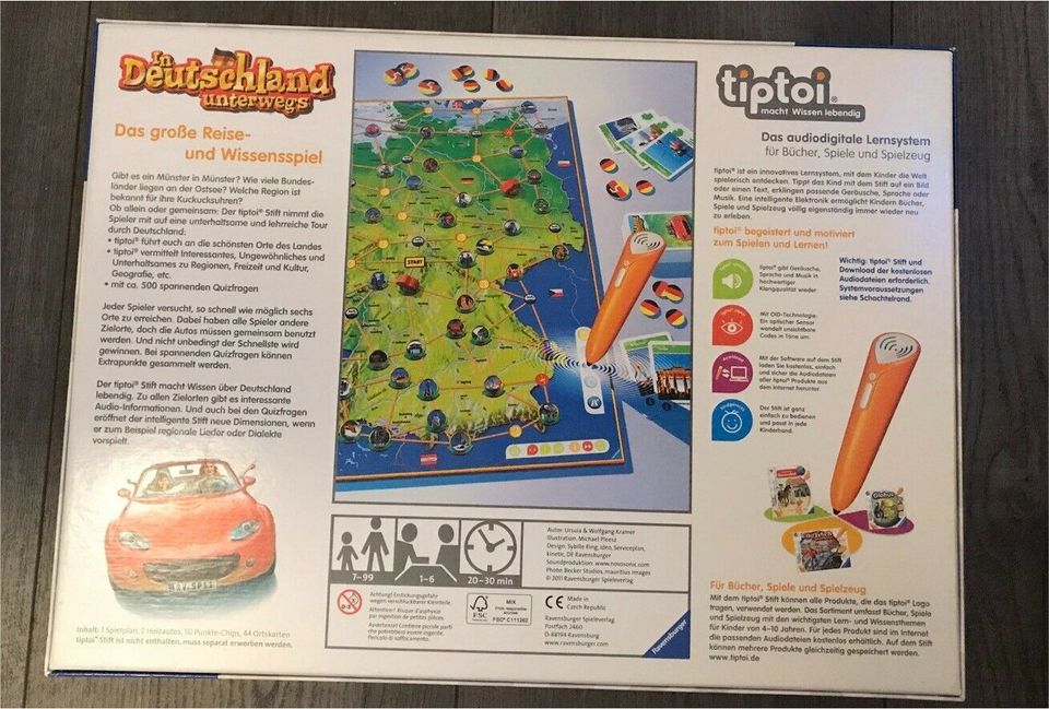 Tiptoi In Deutschland unterwegs Ravensburger Brettspiele  Spiele in Fulda