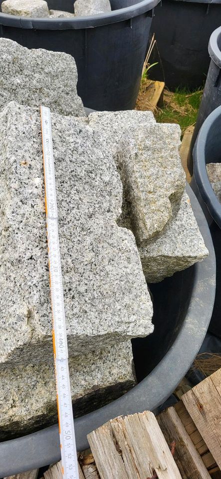 Granit Block Mauer steiner preis pro Stück in Krumbach Schwaben