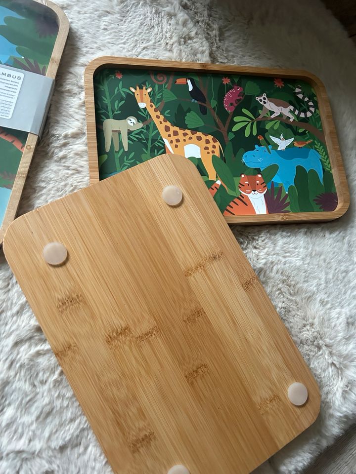 4 Bambus-Kindertabletts, neu, super schön in Plön 