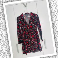 Amisu Kleid langarm Gr. 34 floral Sachsen-Anhalt - Halle Vorschau