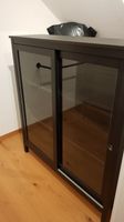 Ikea Hemnes Vitrine mit Schiebetüren schwarzbraun – B120xT37xH130 Bayern - Jetzendorf Vorschau