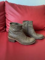 Vic Matié Stiefeletten Boots Gr.38, beige khaki , Echtleder Nordrhein-Westfalen - Leverkusen Vorschau