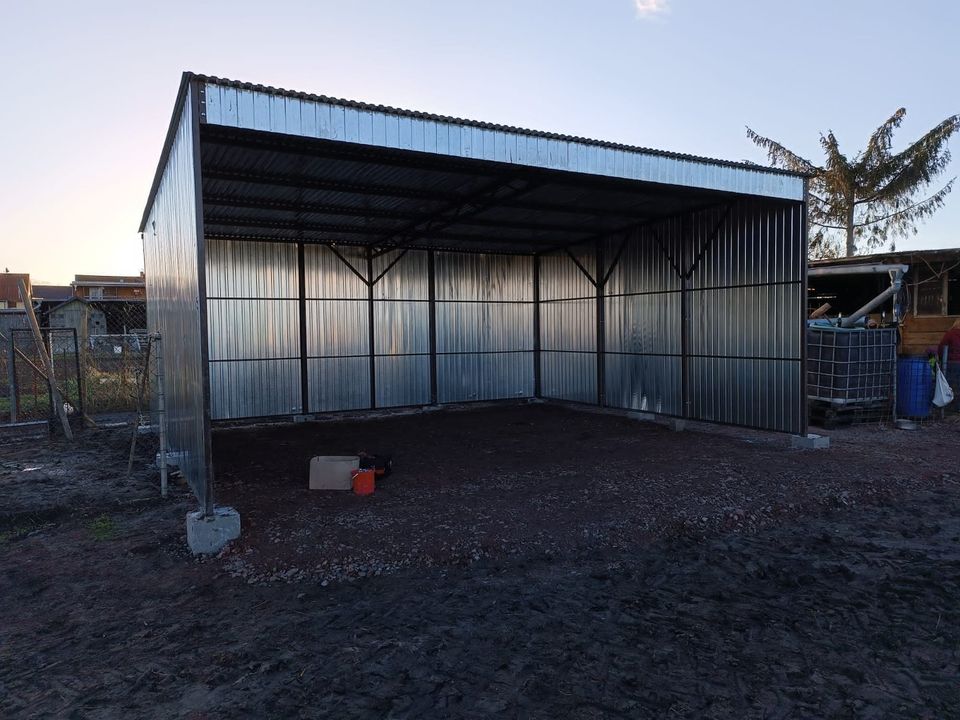 Container KFZ Werkstatt Auto BLECHGARAGE CARPORT PL 6x5,5 in Görlitz