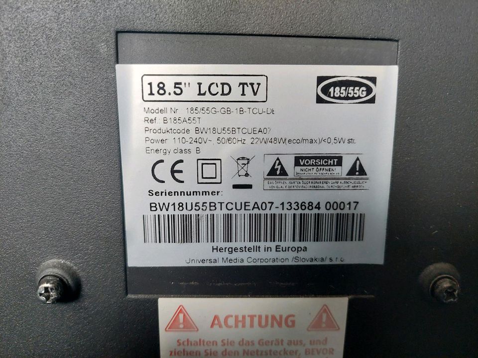 Fernseher 18 zoll - Blaupunkt 185/55G-GB-1B-TCU-DE in Ottobrunn