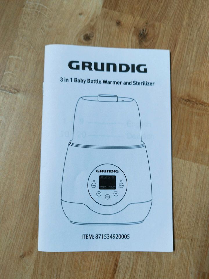 Grundig 3 in 1 Flaschenwärmer, Sterilisator, Babykost-Erwärmer in Horneburg