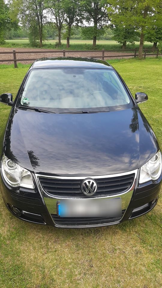 VW Eos Cabrio schwarz in Hamburg