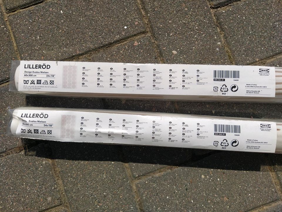2x Lilleröd Ikea 60 x 300cm braun weiß Neu und OVP in Neustadt in Holstein