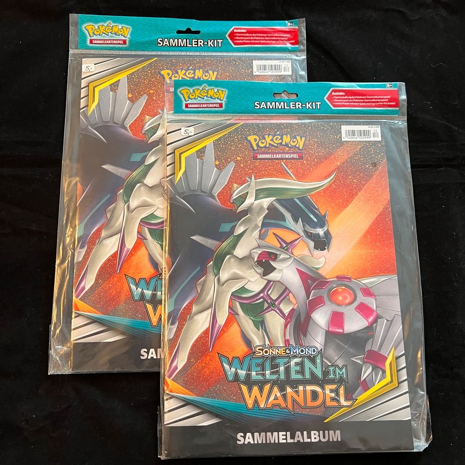 Pokémon S&M Welten im Wandel Sammelalbum + Poster / Doppelpack! in Gießen