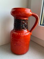 Jasbra Vase orange 70er Jahre orange Vintage fatlava Niedersachsen - Adendorf Vorschau