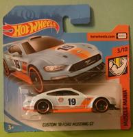 Hot Wheels Custom '18 Ford Mustang GT Gulf hellblau sehr selten Saarland - Ottweiler Vorschau