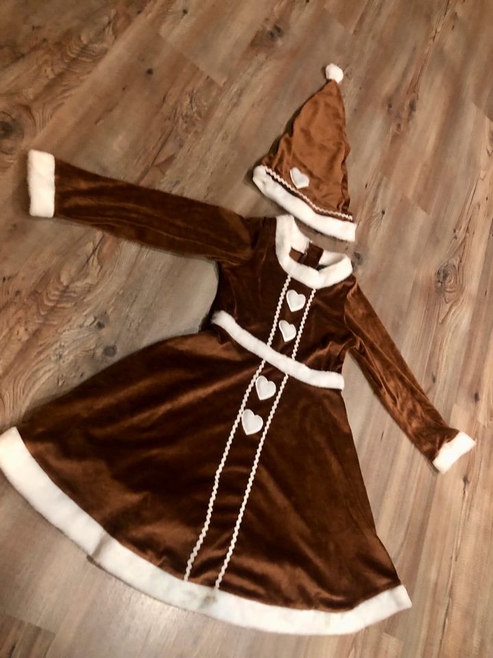 H&M Kinder Weihnachten Kleid Gr. 122/128 Braun in Ebermannstadt