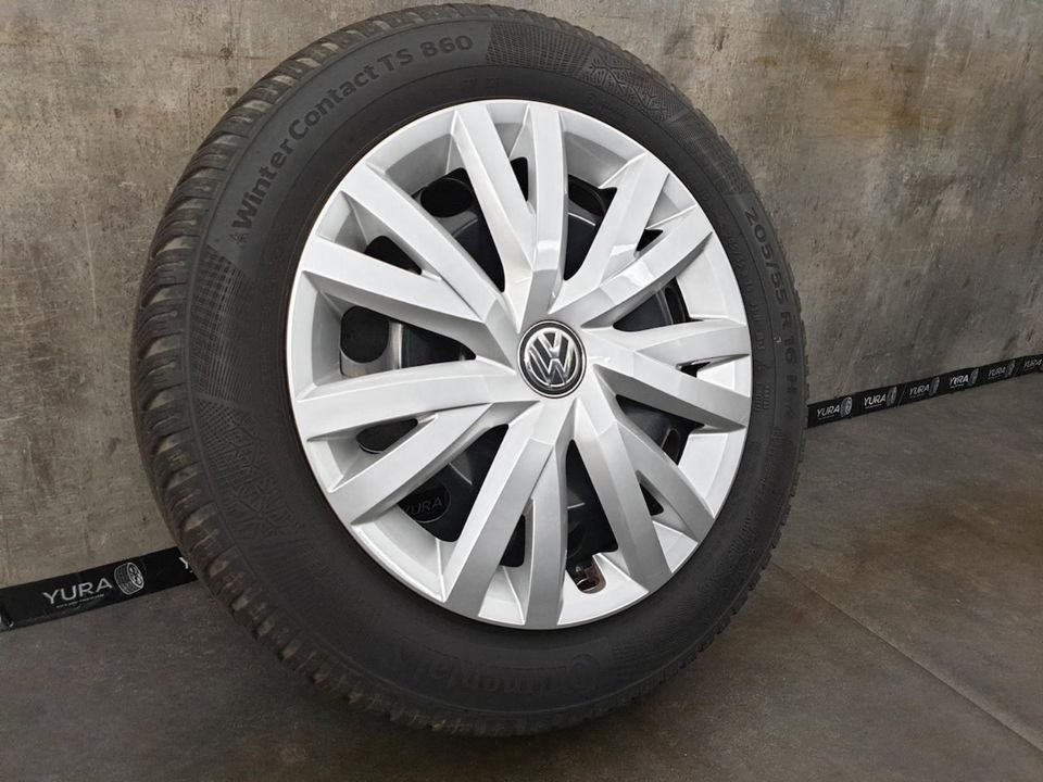 VW Golf 7 5G Sportsvan Stahlfelge Winterreifen 205/55 R 16 LB0#9c in Herford