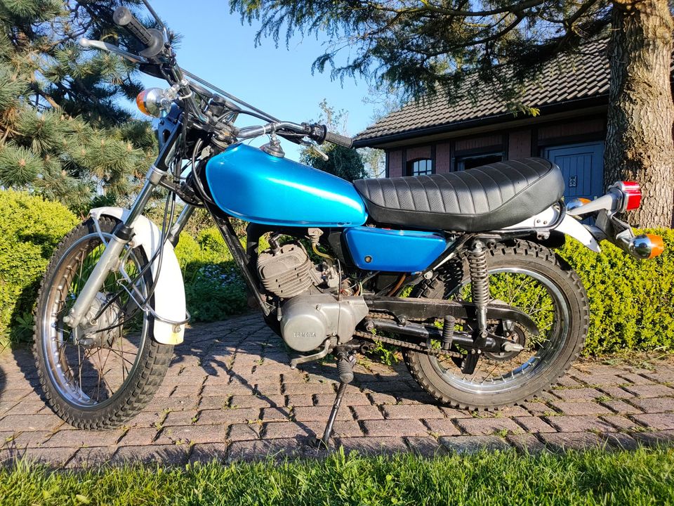 Yamaha DT 125 E 1GO Twinshock 1978 Enduro mit vielen E-Teilen in Kappeln