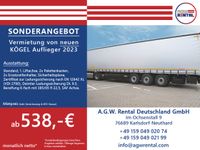 Kögel Standard Auflieger * MIETEN * Plane NEU ab 538€ Baden-Württemberg - Karlsdorf-Neuthard Vorschau