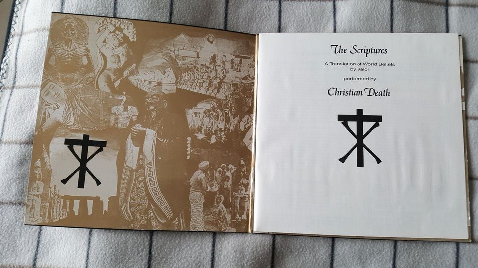 Christian Death – The Scriptures Vinyl + Single 1987 First Press. in Quakenbrück