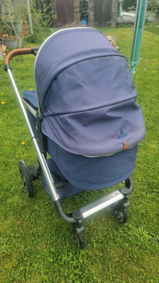 Beqooni Kombi-Kinderwagen Babywanne Buggy blau unisex in Salem