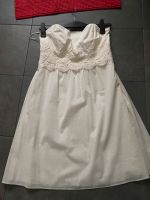 Hübsches weißes Kleid 38 Niedersachsen - Gehrden Vorschau