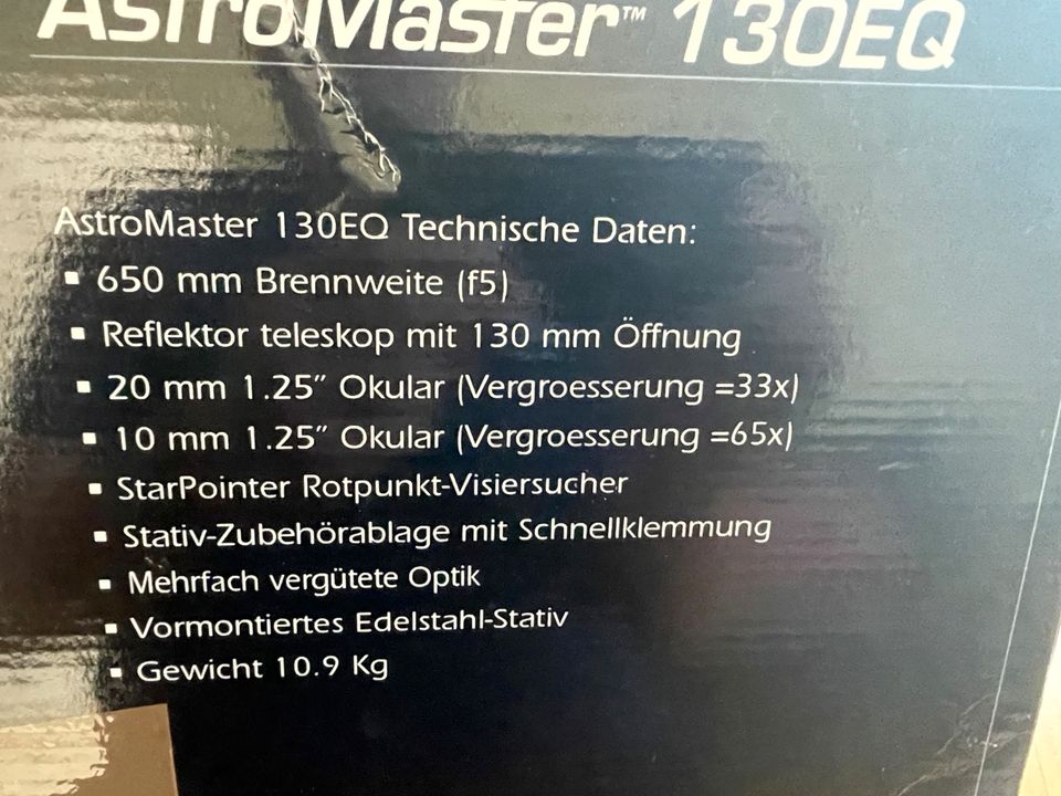 Celestron Teleskop Astromaster 130 EQ neu in Augsburg