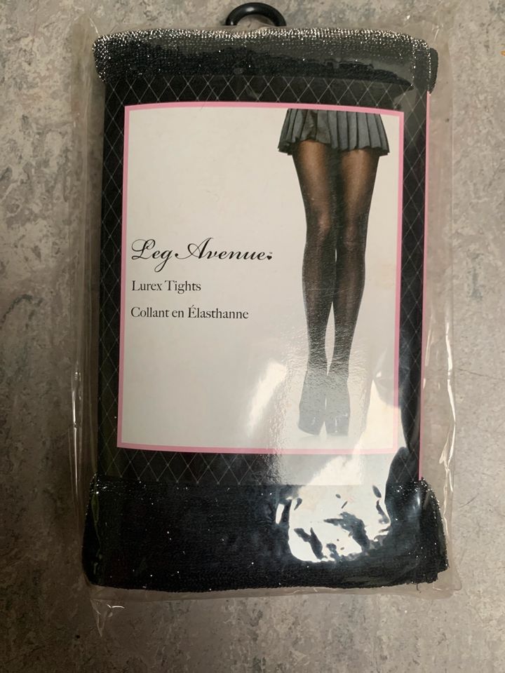 Fasching ❤️Strumpfhose Leg Avenue ❤️ (schwarz/Silber) in  Nordrhein-Westfalen - Kleve | eBay Kleinanzeigen ist jetzt Kleinanzeigen