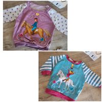 Handmade Bibi & Tina Langarmshirt Pferd Baby Girl Mädchen 62 68 Sachsen-Anhalt - Zörbig Vorschau