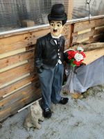 ❤️Gartenfigur Charlie Chaplin❤️ Rheinland-Pfalz - Schornsheim Vorschau