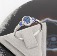 WERT 1490 € BRILLANT SAPHIR RING 750er/18 KT WEIßGOLD vxlt H997 Essen - Altenessen Vorschau