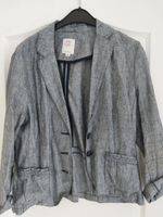 Blazer Leinenblazer Kurzblazer blau grau meliert Gr. 40 s.Oliver Thüringen - Wüstheuterode Vorschau