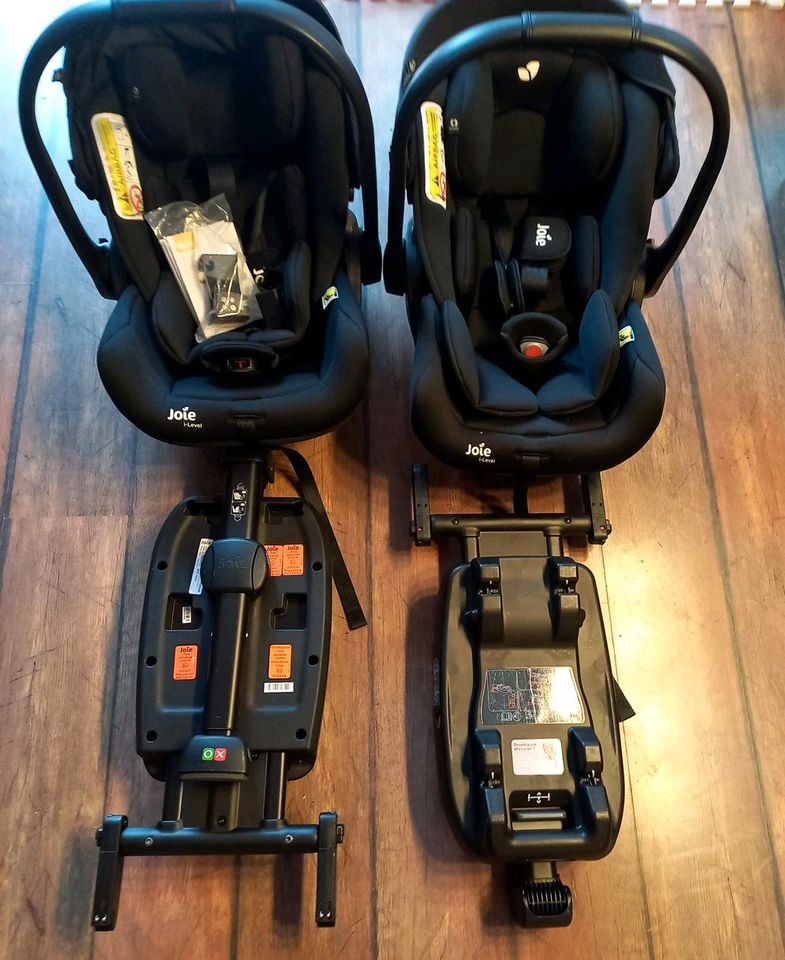 2 Mal Joie Babyschale Kindersitz mit Isofix Base in Aerzen