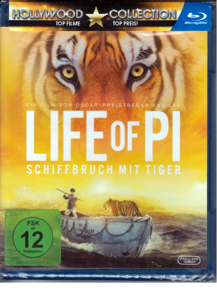 Blu-ray - Life of Pi - Schiffbruch mit Tiger - Film von Lee Ang in Gummersbach