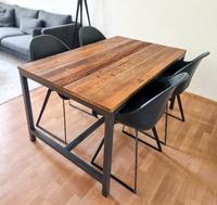Massiver Altholz-Esstisch aus recycelter Ulme | Industrial Friedrichshain-Kreuzberg - Friedrichshain Vorschau